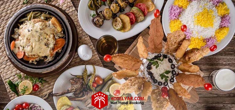 منوی غذایی رستوران هتل آسمان اصفهان