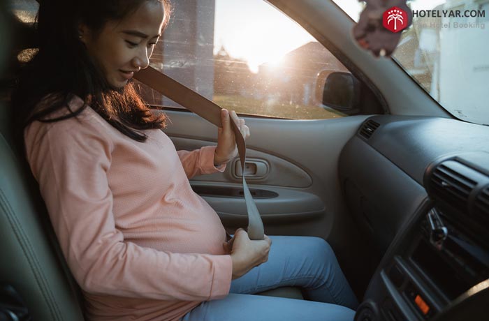 مسافرت در بارداری با ماشین شخصی