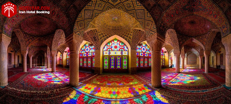 مسجد نصیر الملک مسجد صورتی رنگ شیراز
