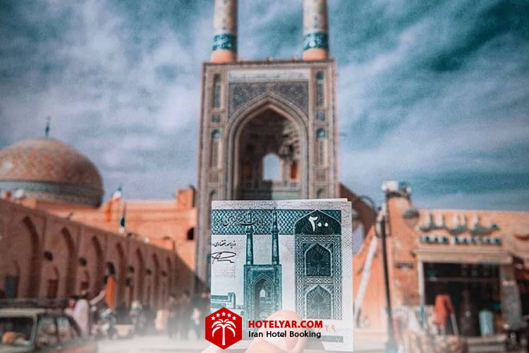 تصویر مسجد جامع یزد از تاریخی ترین مساجد شهر یزد
