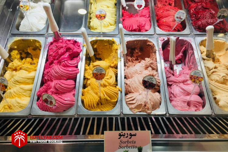 تصویر بستنی فروشی سی دا از بهترین بستنی فروشی های تهران