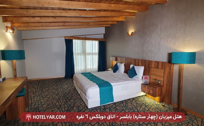 هتل میزبان چهار ستاره بابلسر - اتاق دوبلکس 6 نفره