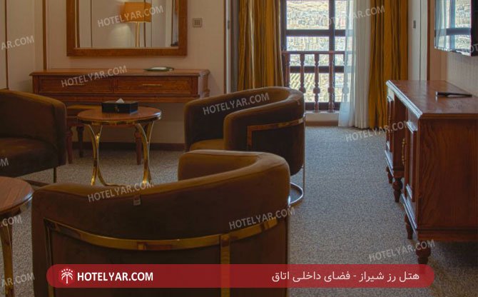 هتل رز شیراز فضای داخلی اتاق